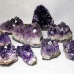 Minerales drusas amatista